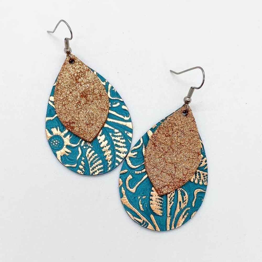 Handmade Leather Earrings